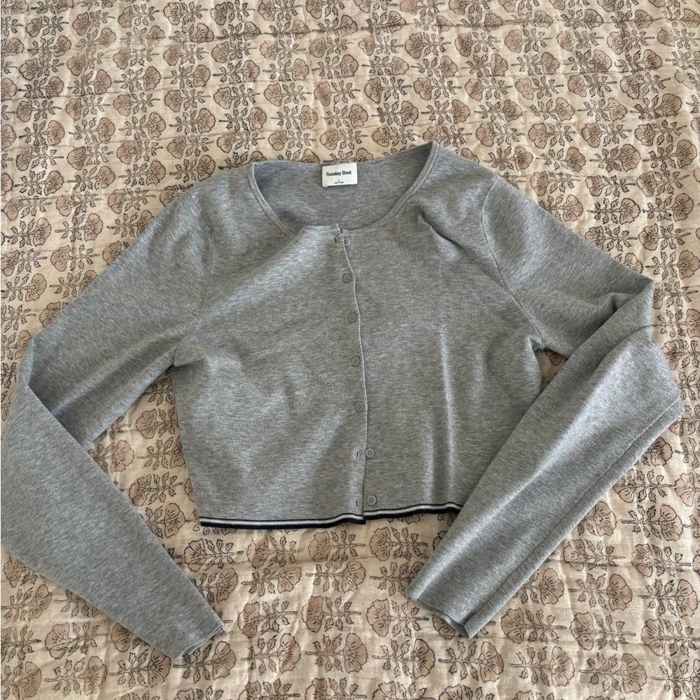 Sunday best cropped cardigan